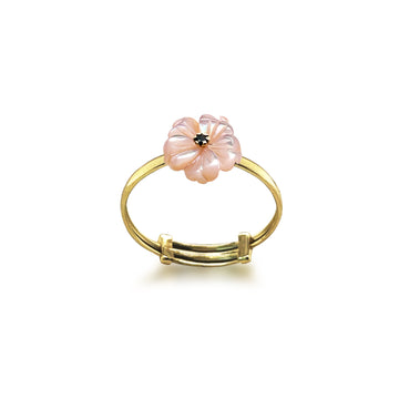 Floral Gold Rings