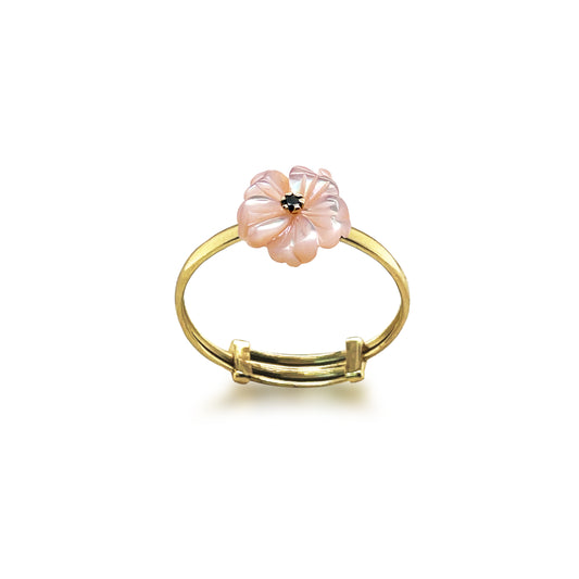 Floral Gold Rings