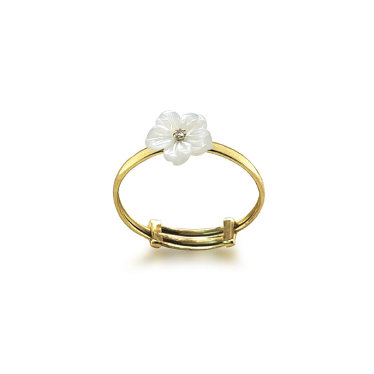 Floral Gold & Diamond Ring