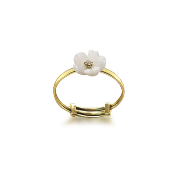 Floral Gold & Diamond Ring