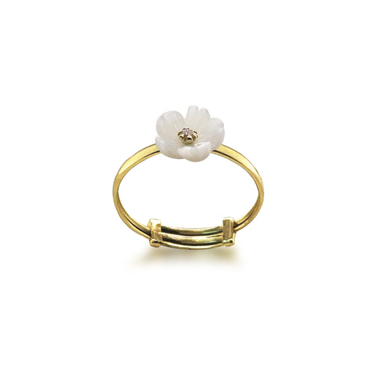 Floral Gold & Diamond Ring