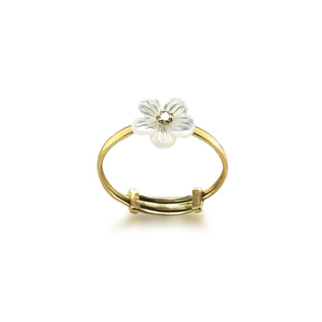 Floral Gold & Diamond Ring