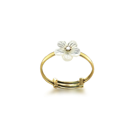 Floral Gold & Diamond Ring