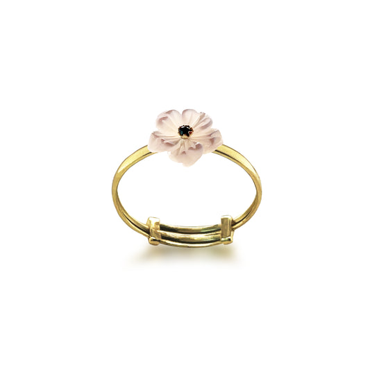 Floral Gold Rings