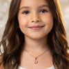 Floral Shape Necklace with diamonds