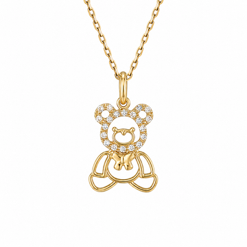 Maya & Friends Gold & Diamond Necklace