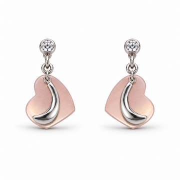 My Name Starts With "ر" Heart Earrings