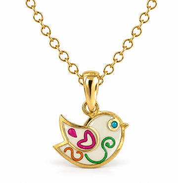 Color Bird Necklace