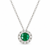 Round Shape Gold & Diamond Necklace