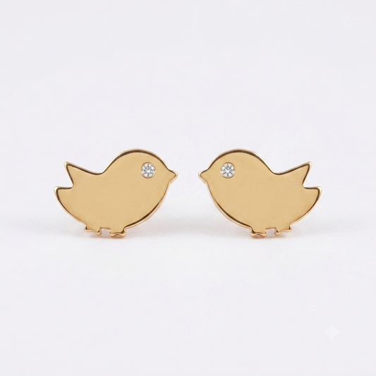 Little Birdie Earrings Stud