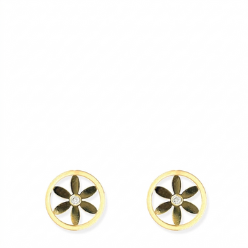 The Floral Diamond Stud Earring