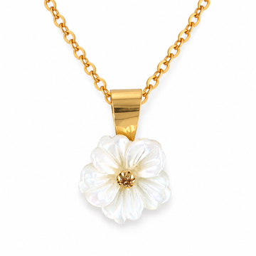 Floral Gold & Diamond Necklace