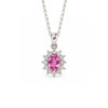 Pink Sapphire Necklace