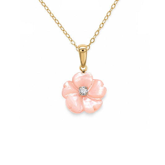 Diamond Floral Necklace