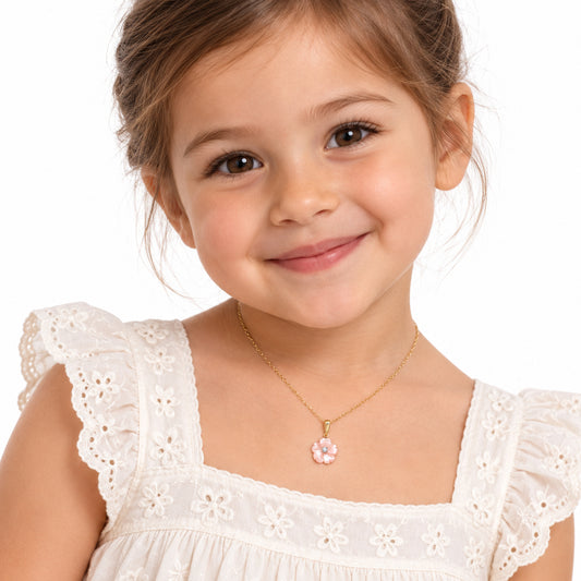 Diamond Floral Necklace