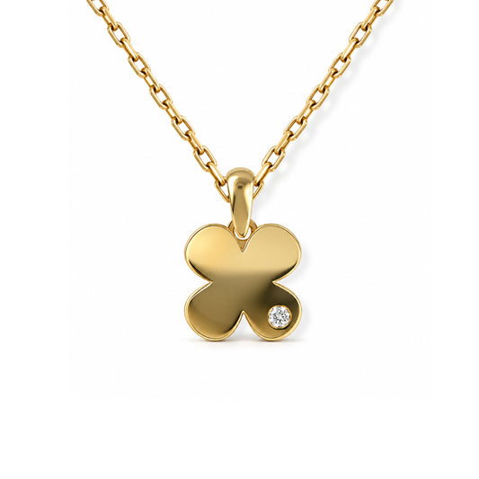 Diamond Butterfly Necklace