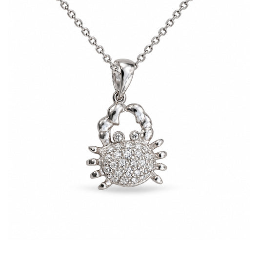 Crab-yy Diamond & Gold Necklace