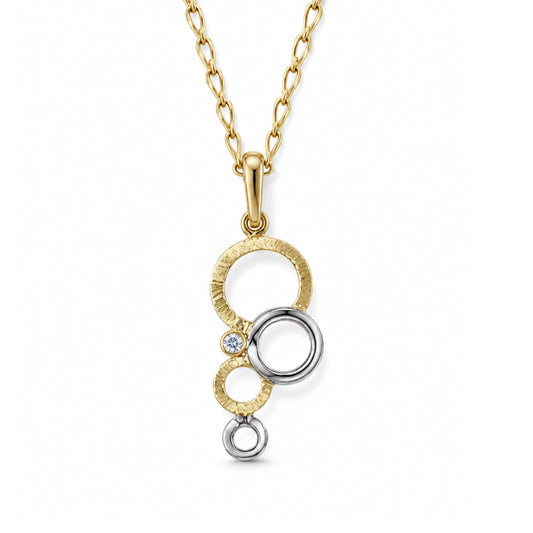 Ring-o-round Gold Necklace