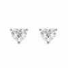 Heart Cut Diamond Earrings