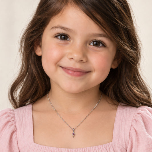 Ruby Scoop Gold & Diamond Necklace