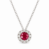 Round Shape Gold & Diamond Necklace