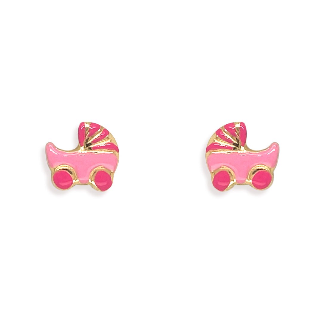 Baby Pram Earrings - Baby FitaihiBaby Pram Earrings