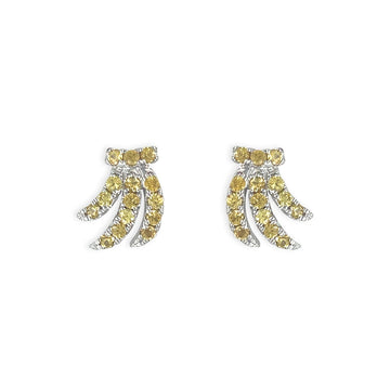 Banana shape Gold Earrings - Baby FitaihiBanana shape Gold Earrings