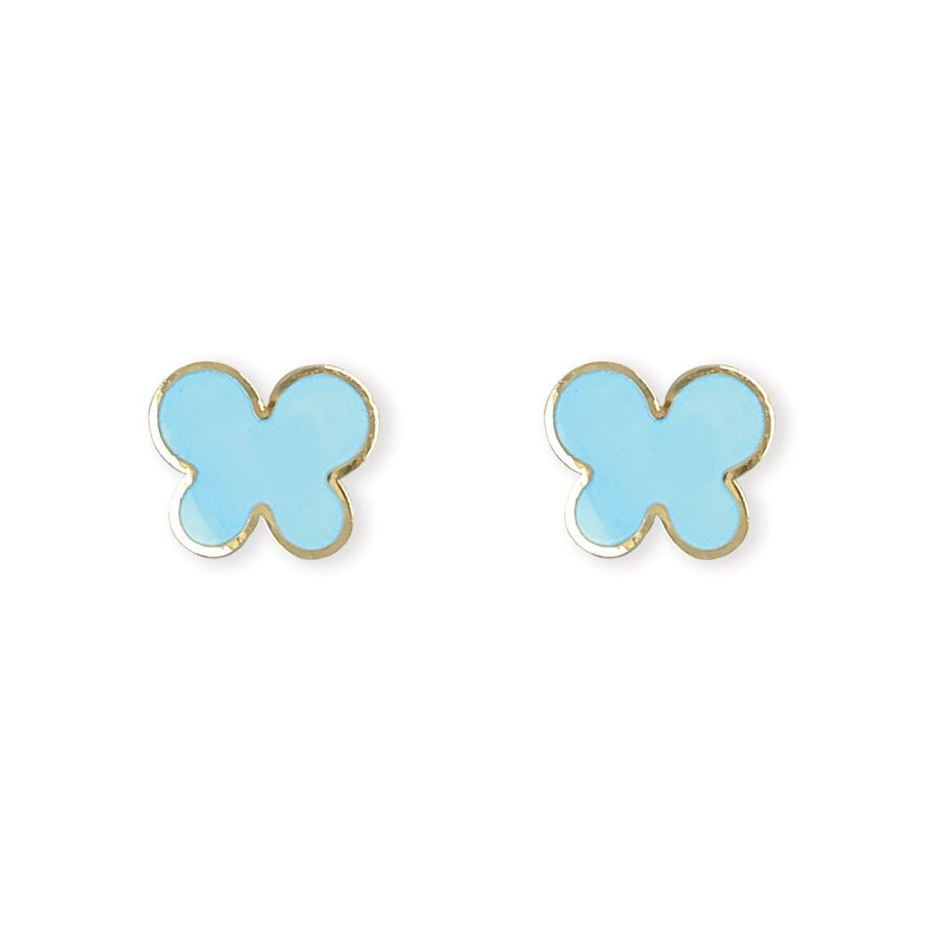 Blue Butterfly Earrings - Baby FitaihiBlue Butterfly Earrings