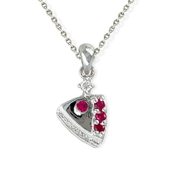 Cherry Cake Necklace - Baby FitaihiCherry Cake Necklace