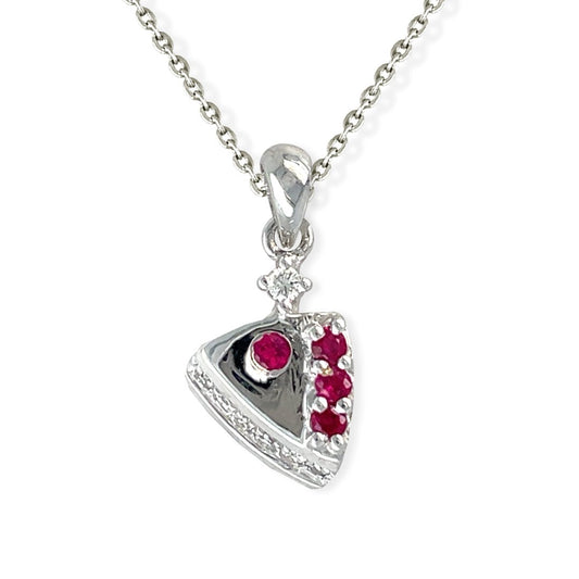 Cherry Cake Necklace - Baby FitaihiCherry Cake Necklace