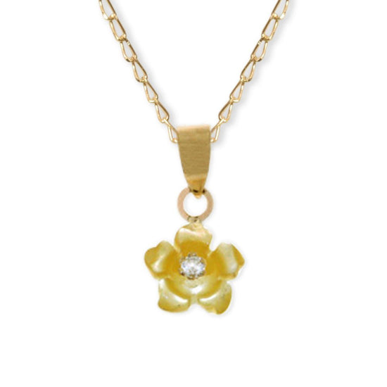 Daffodil Flower Necklace - Baby FitaihiDaffodil Flower Necklace