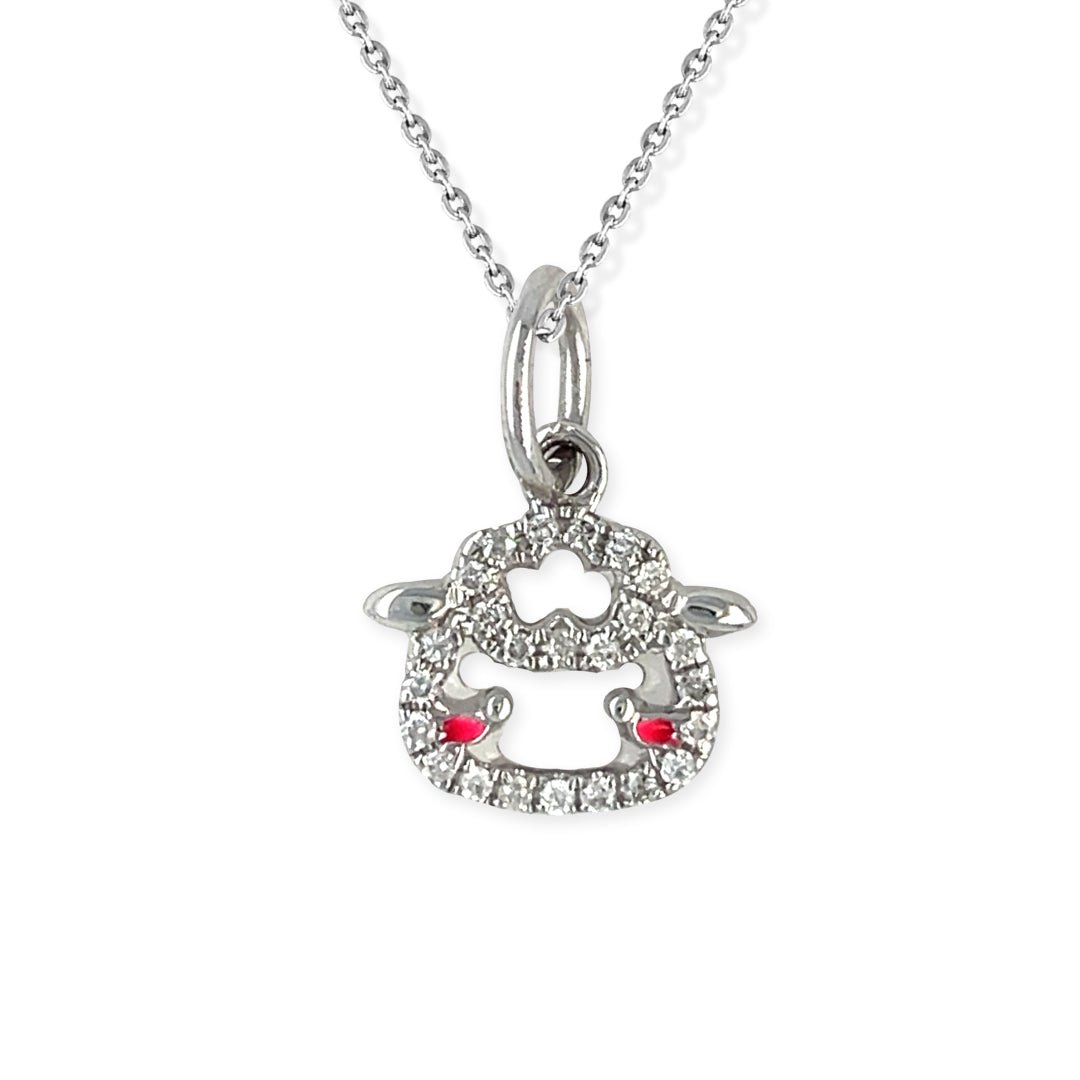 "Daisy The Sheep" Necklace - Baby Fitaihi"Daisy The Sheep" Necklace