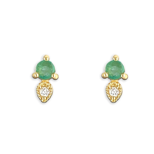 Emerald Earring - Baby FitaihiEmerald Earring