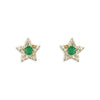 Emerald Star Earrings - Baby FitaihiEmerald Star Earrings