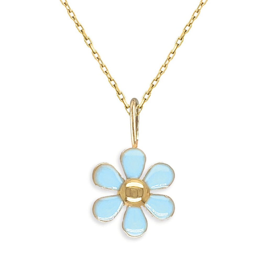 Enamel Flower Necklace - Baby FitaihiEnamel Flower Necklace