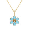 Enamel Flower Necklace - Baby FitaihiEnamel Flower Necklace