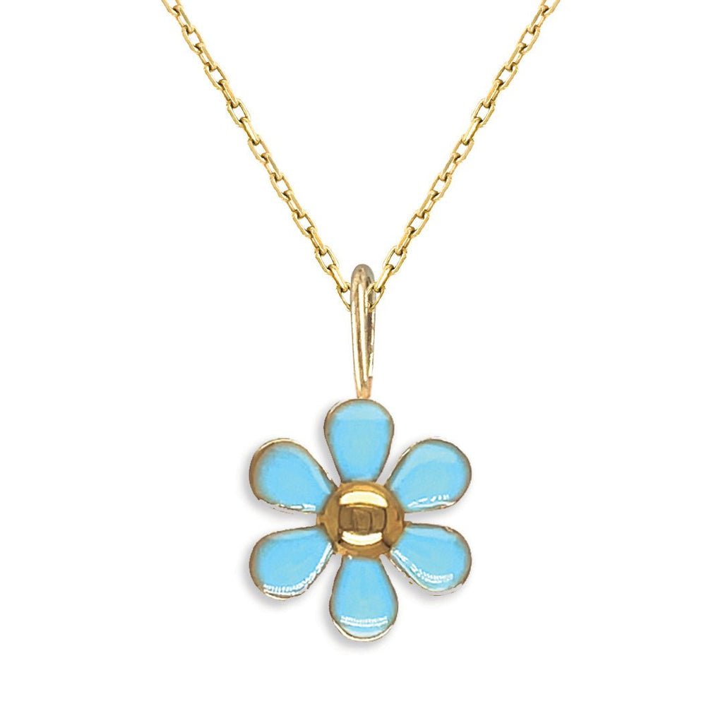 Enamel Flower Necklace - Baby FitaihiEnamel Flower Necklace