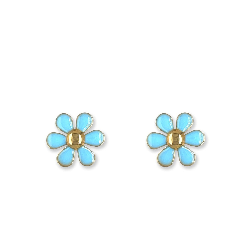 Flower Enamel Earrings - Baby FitaihiFlower Enamel Earrings