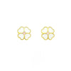 Flower shape Gold Earrings - Baby FitaihiFlower shape Gold Earrings