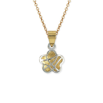 Flower shape Gold necklace - Baby FitaihiFlower shape Gold necklace