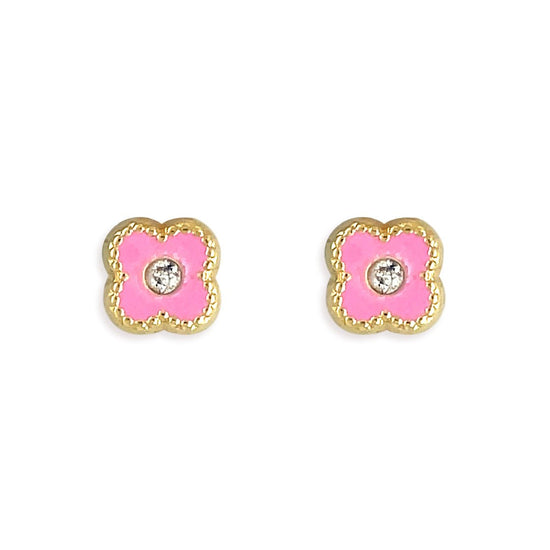 Gold and Diamond Earrings - Baby FitaihiGold and Diamond Earrings