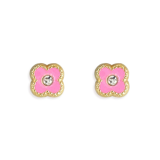 Gold and Diamond Earrings - Baby FitaihiGold and Diamond Earrings