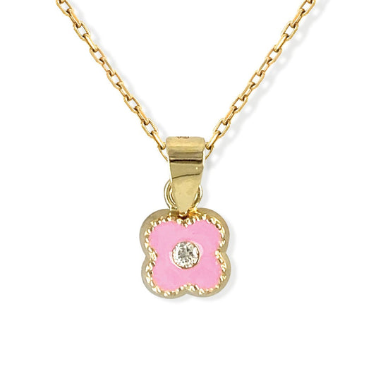 Gold and Diamond Necklace - Baby FitaihiGold and Diamond Necklace