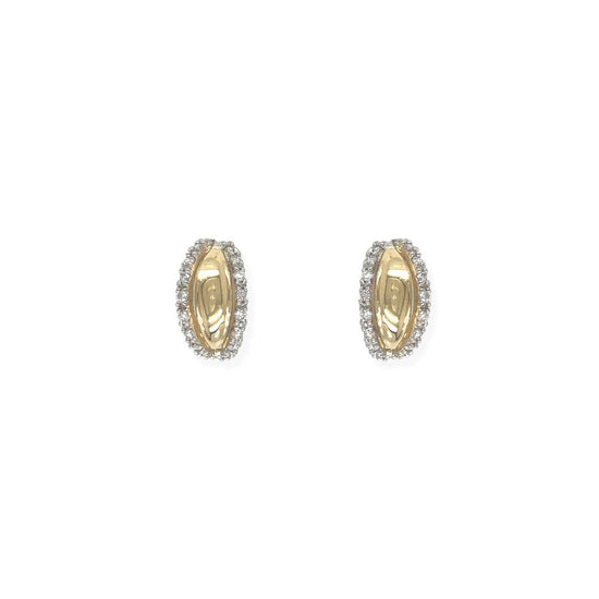 Gold & Diamond Earrings - Baby FitaihiGold & Diamond Earrings