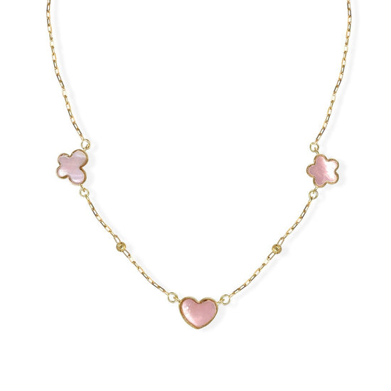 Gold & Diamond Necklace - Baby FitaihiGold & Diamond Necklace