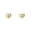 Heart Shape Gold and Diamond Set - Baby FitaihiHeart Shape Gold and Diamond Set