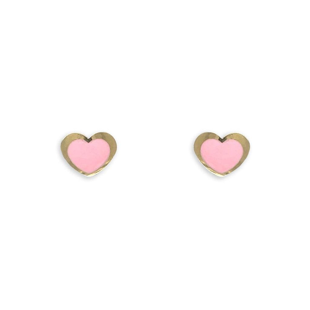 Heart shape Gold Earring - Baby FitaihiHeart shape Gold Earring