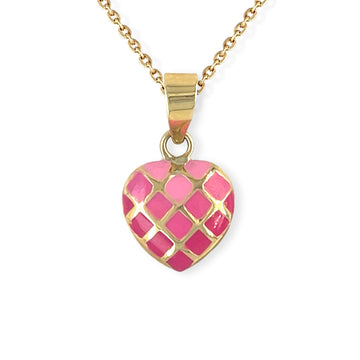 Heart Shape Gold Necklace - Baby FitaihiHeart Shape Gold Necklace