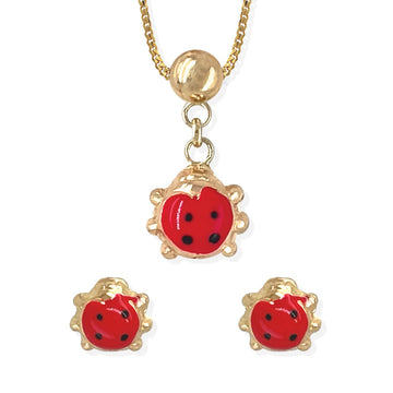 Ladybug Necklace - Baby FitaihiLadybug Necklace