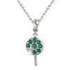 Lollypop Shape Gold & Diamond Necklace